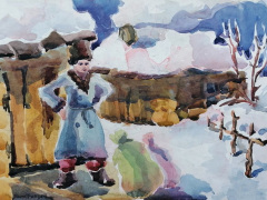 Александр Печорин. Вечера на хуторе... ДХШ им. Кодолова С. П. г. Серов 1976