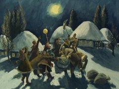 Алена Макарова, 15 лет. Вечера на хуторе близ Диканьки.  Н. В. Гогол. Илл.  ДХШ 1, г. Нижний Новгород,, пр. Бочкова В. И. 1993