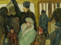 Елена Завьялова, 14 лет. В час пик. ДХШ 1, г. Нижний Новгород, пр. Андреева В. И. 1991