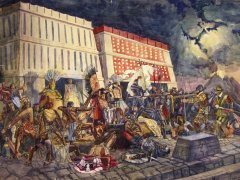 Вячеслав Моргун, 15 лет. Конкистадоры. ДХШ 1, г. Нижний Новгород, пр. Колесников В. Г. 1995
