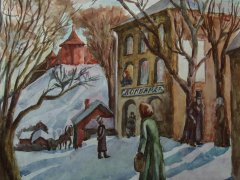 Л. Гаврилова, 14 лет. Почайна. ДХШ 1, г. Нижний Новгород, пр. Лебедев В. Н. 1996