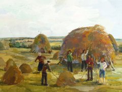 Наталья Чекулаева, 16 лет. Сенокос. ДХШ 1, г. Нижний Новгород, пр. Каштанов В. Н. 2001