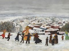Наталья Батракова, 15 лет. Масленица. ДХШ 1, г. Нижний Новгород, пр. Каштанов В. Н. 2005