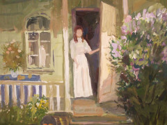 Анна Дудкина, 13 л, Цветет сирень, ДХШ 1, г. Нижний Новгород, пр. Колесников В. Г. 2010