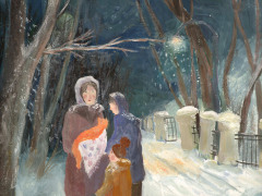 Екатерина Шерстнева, 15л, Зима на Зеленском съезде. ДХШ 1, г. Нижний Новгород, пр. Колесников ВГ, 2011