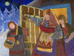 Юлия Литавина, 11 лет. 12 месяцев илл. ДХШ 1, г. Нижний Новгород, пр. Васильева В. В. 2011