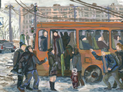 Светлана Соловьева, 13 лет. Рабочее утро. ДХШ 1, г. Нижний Новгород, пр. Макушина Н. И. 2016
