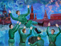 Вера Шустрова, 15 лет. Победа ДХШ г. Борзя, Забайкальский край, пр. Дементьева И.Ю. 2016