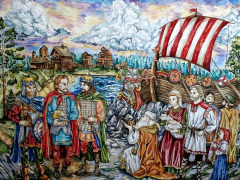 Анастасия Махарцева, 17л. Гости. ДХШ им. Корбакова г. Вологда, пр. Кудрякова ОВ. 2020