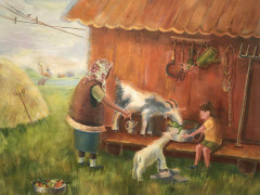 Лада Балдина, 16 лет. Каникулы у бабушки. ДХШ 1, г. Екатеринбург. 2020