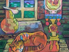 Нестерова Лиза, 11 лет, Дом, где уютно и тепло, 2021г. Саратов, ДСИИ, пр. Черкасова О.Е.