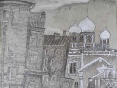 Нестеров Никита, 14 лет, Благословенное утро, г.Саратов СГОО Детская студия изобразительных искусств пр.Черкасова О.Е.