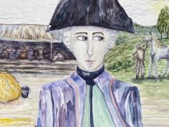Яна Захарова, 13 лет, Гринёв. Капитанская дочка, 2022г., пр. Пушина И.В., МУ ДО ДХШ, г. Ухта