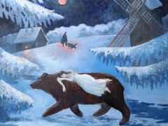 Соколова Варвара, 15 лет, Сон Татьяны. 2023 год, х., масло. Пр. Н. Верди. ГАХЛ им. Б.В. Иогансона