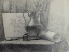 Владимир Надежин, 15 лет, ДХШ, г. Косторома 1963