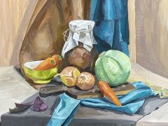Абдулгалимова Шекерханум, 15 лет, Дары осени,   2017 г., пр. Пушина И.В., МУ ДО ДХШ, г. Ухта
